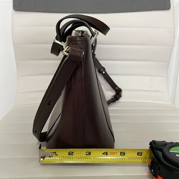 Brahmin brown wood print adjustable strap bag - Picture 13 of 14